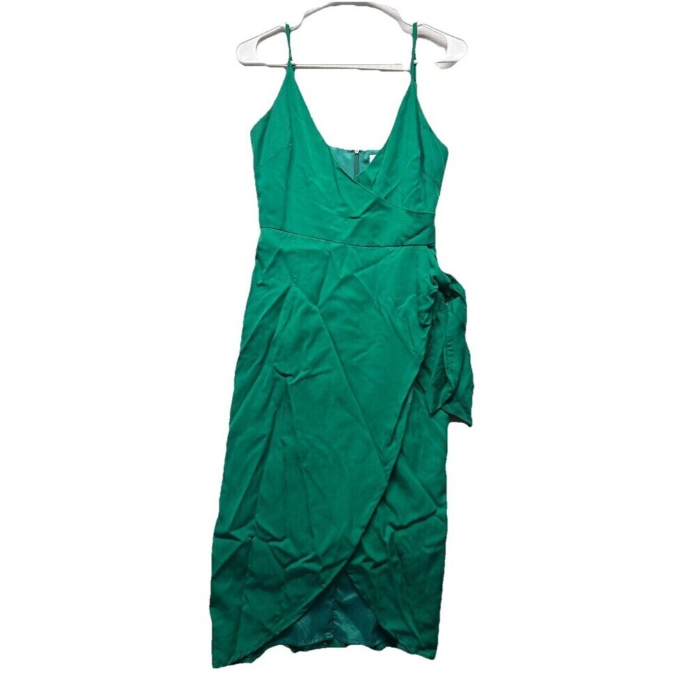 Lovers and Friends Orchid Midi Dress Lucky Green Size Small